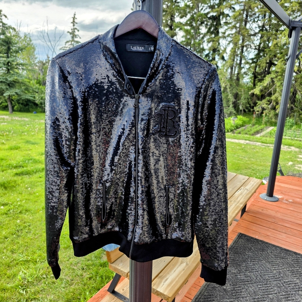 Lauren Ralph Lauren Sequin Bomber